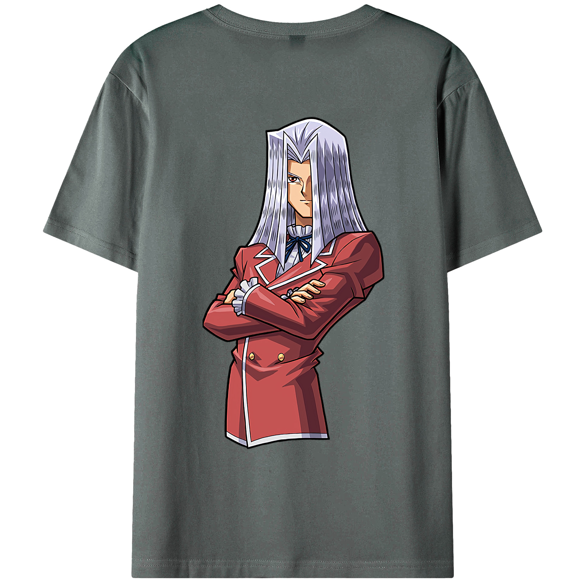 （画像用） 遊☆戯☆王 Yu-Gi-Oh! 綿100％ メンズ半袖Tシャツ（バックプリント） 通気性